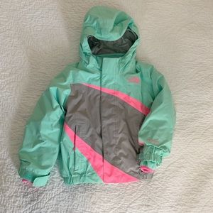 Toddler girls 3 in 1 winter jacket with zip out